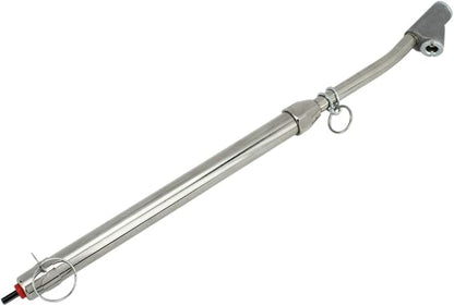 Milton Straight Foot Dual Head Tire Pressure Guage with a Bent Extention, Recalibratable, 80-1,100 kPa, Truck, Tractor Trailer, Semi Truck, Dually, RV & Car, S-986CBNTKB