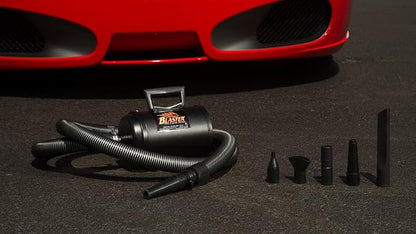 METROVAC B3-CDAFBR Air Force Blaster, Lightweight Car & Motorcycle Vacuum Cleaner, Dryer w/Accessories, Truck Air Duster, Car Cleaning Supplies