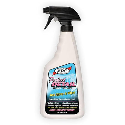 PPC Perfect Detail Spray Polish. Cleans, Polishes, and UV Protection.