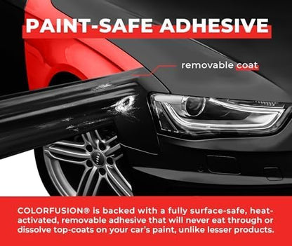 ColorFusion PPF by VViViD, Matte Stealth Midnight Black Dry Apply PPF Vinyl Car Wrap Roll 60ft x 5ft
