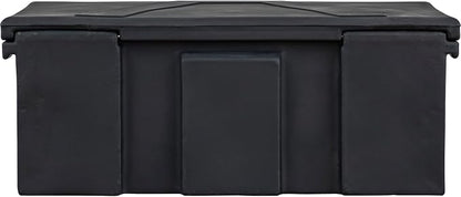 Buyers Products 1712240 Black Poly All-Purpose Storage Chest , 6.3 cu. ft, Made In The USA, Dent-Resistant Lockable Storage Box for Truck, Trailer, Dock, or Deck, High-Density Polyethylene