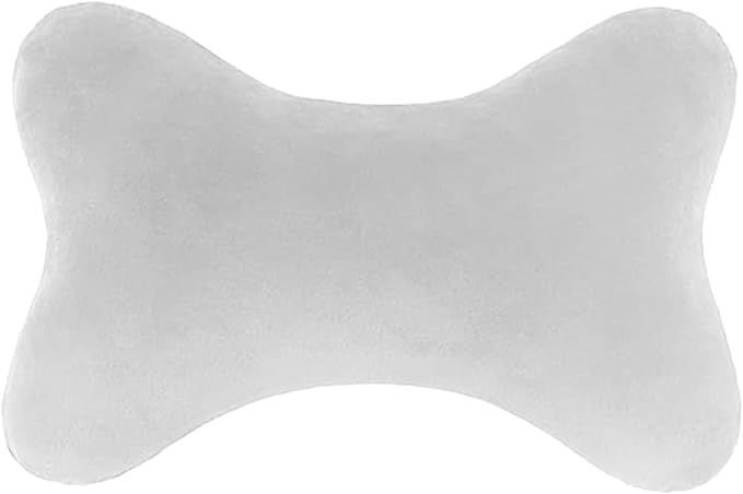 Car Headrest Pillow, Soft & Comfortable Memory Foam Car Neck Pillow for Driving Fatigue Relieve, Universal Cars Head Rest Pillows with Adjustable Strap, Car Interlor Accessorles (Gray)