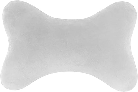 Car Headrest Pillow, Soft & Comfortable Memory Foam Car Neck Pillow for Driving Fatigue Relieve, Universal Cars Head Rest Pillows with Adjustable Strap, Car Interlor Accessorles (Gray)