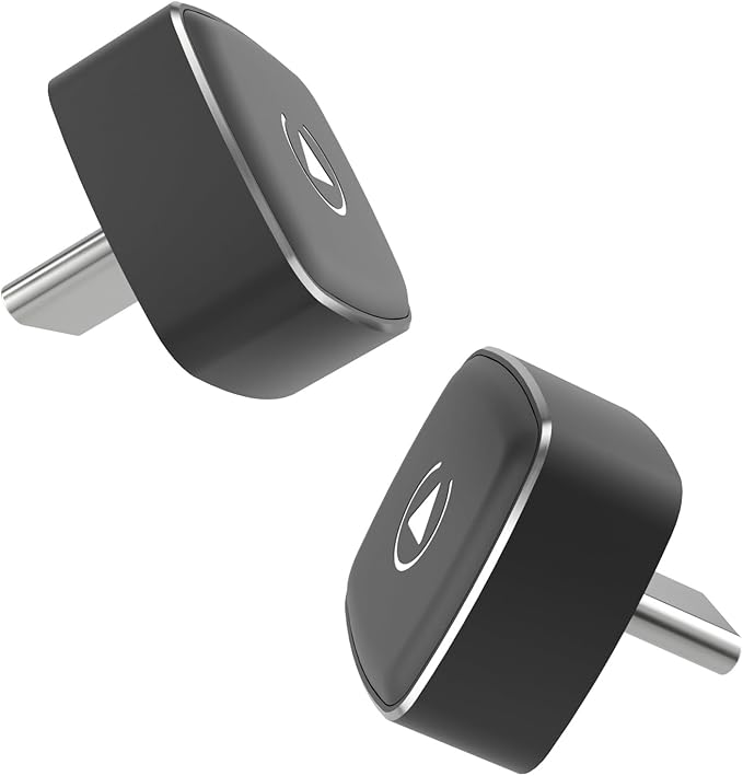 M1-C Wireless CarPlay Android Auto Adapter, Native USB-C Direct Plug, 2-in-1 Wired to Wireless Dongle, No Adapter Needed, Mini Cable-Free Design, Aluminum Alloy & Glass for USB-C Port Cars