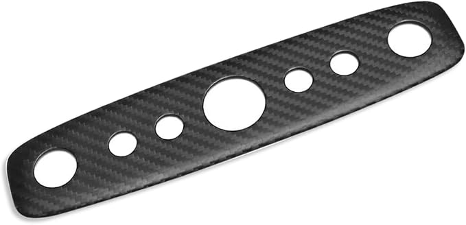 NVCNX Hard Rigid Real Carbon Fiber for Tesla New Model 3/Y Highland 2024-2026 for Juniper 2025 2026 Accessories Vehicle Molding Front Roof Reading Light Panel Cover Interior Trim 1PC - Matte Carbon