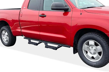 APS Drop Steps Running Boards Compatible with Toyota Tundra 2007-2021 Double Cab | Stainless Steel Side Steps Nerf Bars | Anti-Slip | 500lbs Capacity | 5-Year Warranty