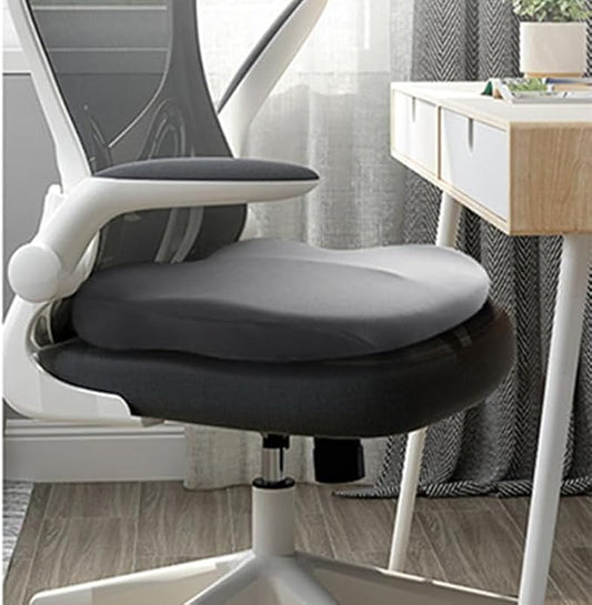 Adult Car Booster Seat Cushion, Car Seat Driver Height Boost Mat Memory Foam Car Seat Cushions Pad Improve Driving View Non-Slip 3D Office Chair Cushion Pressure Relief (Brown)