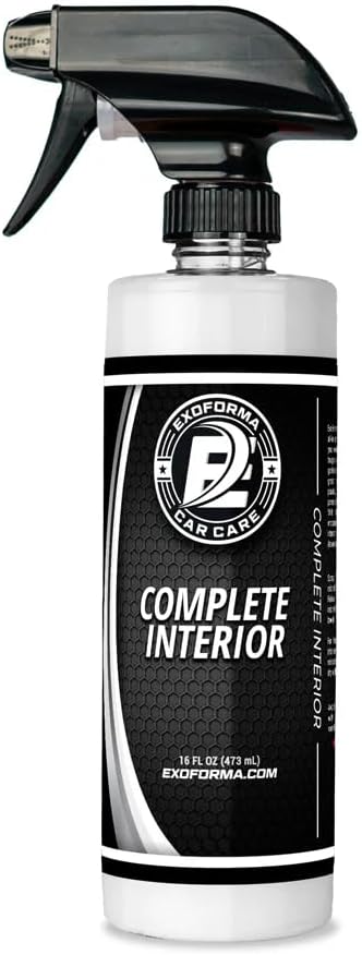 ExoForma Complete Interior - Multipurpose Car Interior Cleaner & Protectant From UV - Car Cleaning Supplies - Matte Finish & Fresh Linen Scent, 16 oz