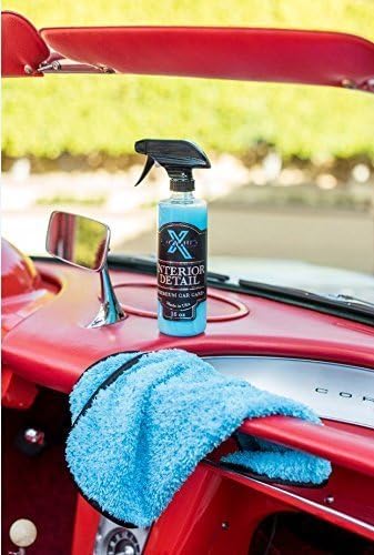 Liquid X Blue Xtreme Plush Waffle Weave Microfiber Detailing Towel Guaranteed Satisfaction - 16" x 16" (2 Pack)