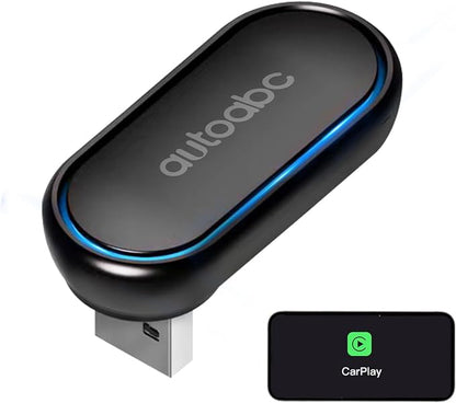 Wireless CarPlay/Android Auto 360 ° Rotation Mini Plug and Play Multicolour USB Dongle for OEM Wired CarPlay After 2016 Cars,Convert Wired to Wireless Keep Original Car Function