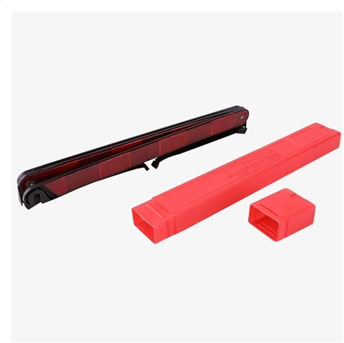 Triangle Red Reflective Sign Foldable Car Emergency Breakdown Warning Road Tripod Portable Stop and Visibility Jacket
