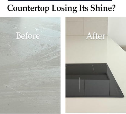 Professional Ceramic Coating Kit for Home - Shine, Seal & Protect Countertops, Kitchen, Bathroom, Glass, Stainless Steel - Repels Water Stains & Grime - Odorless, Nano Technology
