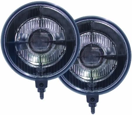 Hella Black Magic 500 Halogen Series Driving Lamp Kit - Performance High Beam Off-Road Light for Pickup Trucks, SUV, 4x4, Jeep, Tractors / 005750991