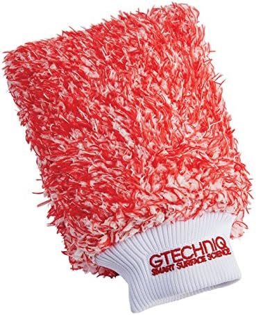 Gtechniq WM2 Microfibre Wash Mitt, Ultra Low Friction Washcloth | Advanced Car Care Solution, Enhances Protection and Shine, Easy to Apply and Long-Lasting Results