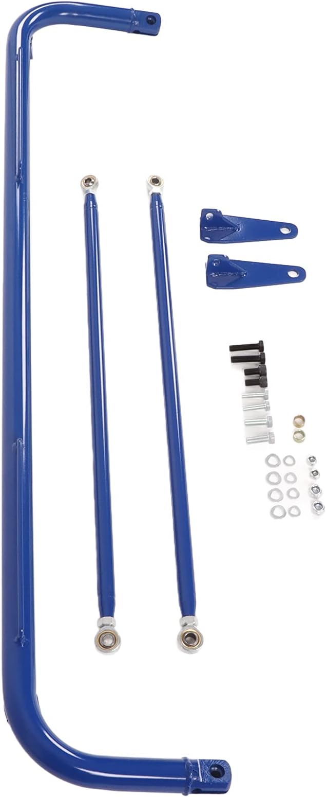 Precise 49in Racing Safety Seat Belt Chassis Roll Harness Bar Kit Stainless Steel Universal for Racing Enthusiasts (Blue)