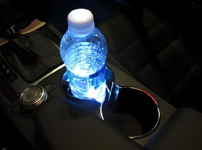 iJDMTOY 3-SMD LED Cup Holder, Glove Box, Ashtray Accent Lighting Strip Lights, Xenon White
