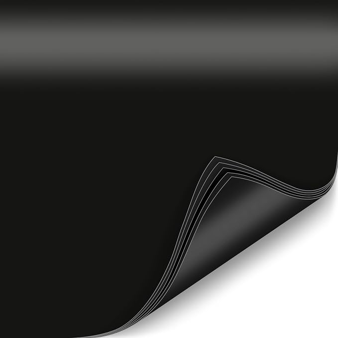 ColorFusion PPF by VViViD, Matte Stealth Midnight Black Dry Apply PPF Vinyl Car Wrap Roll 1ft x 5ft