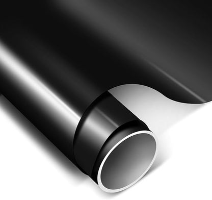 Gloss Black Carbon Fiber Vinyl Wrap with Nano Air Release Technology,Anti-Wrinkle - Premium Paint Protection Film Roll for Car (Gloss Black, 10ft x 5ft)