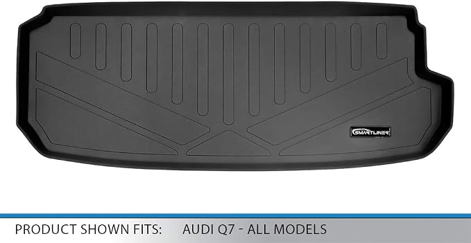 MAXLINER All Weather Custom Fit Cargo Trunk Liner Floor Mat Behind 3rd Row Compatible with 2017-2025 Audi Q7 / SQ7