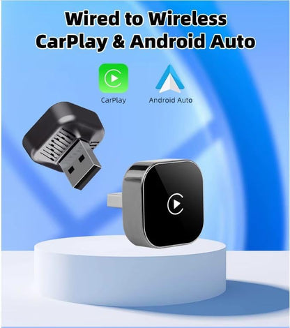 Wireless CarPlay & Android Auto Adapter - 2026 Upgraded