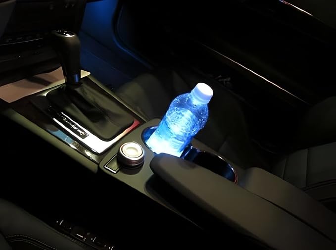 iJDMTOY 3-SMD LED Cup Holder, Glove Box, Ashtray Accent Lighting Strip Lights, Xenon White