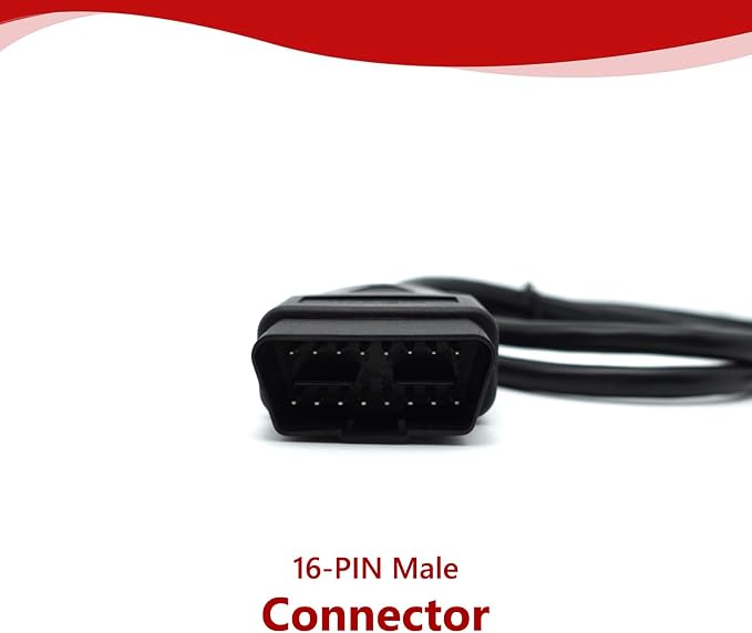 Main Cable Fit for FOXWELL NT401 NT402 NT414 NT415 NT4021 NT500 NT520 NT614 NT624 NT630 NT640 NT641 NT642 NT643 NT644 NT650 Pro and Elite Diagnostic Scanner Replacement Test Cable Adapter Connector