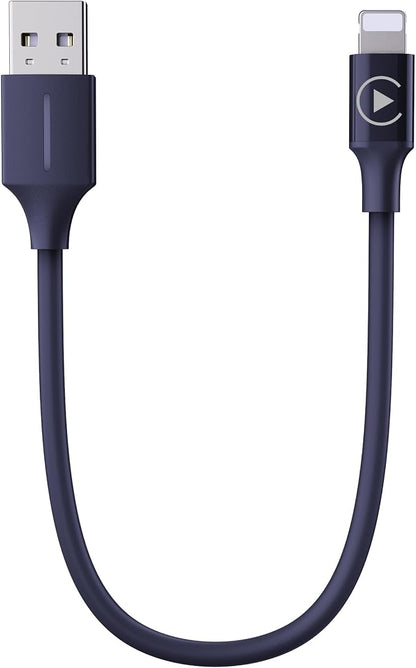 A to 8-Pin Bypass Bluetooth Headset CarPlay Cable for Motorcycle | 1.64Ft/Black,Enable CarPlay without Bluetooth Headset on Goldwing 2018-2024, 2-in-1 Support Charging