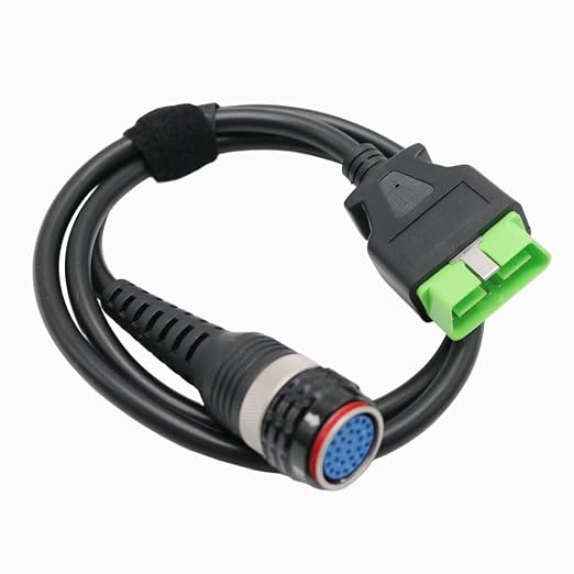 88890304 Scanner Cable 16-Pin OBD2 Cable Compatible for Volvo VOCOM 88890300 VOCOMII 88894000 Diagnostic Adapter Tool
