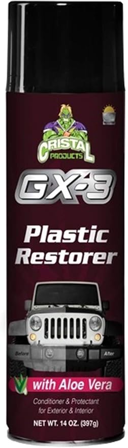 5Cristal Products Untouchable Wet Tire Finish Bundle with GX-3 Plastic Restorer, Wash & Wax, and More (5 Items)