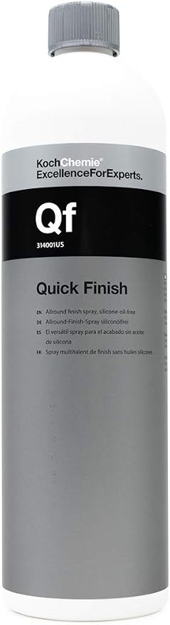 KOCHCHEMIE Quick Finish Allround Finish Spray - Silicone-Oil-Free; Cleans, Cares, & Seals Smooth and Painted Surfaces; Safe on Existing Polishes and Waxes; Great for Showroom Exhibitions (1 Liter)