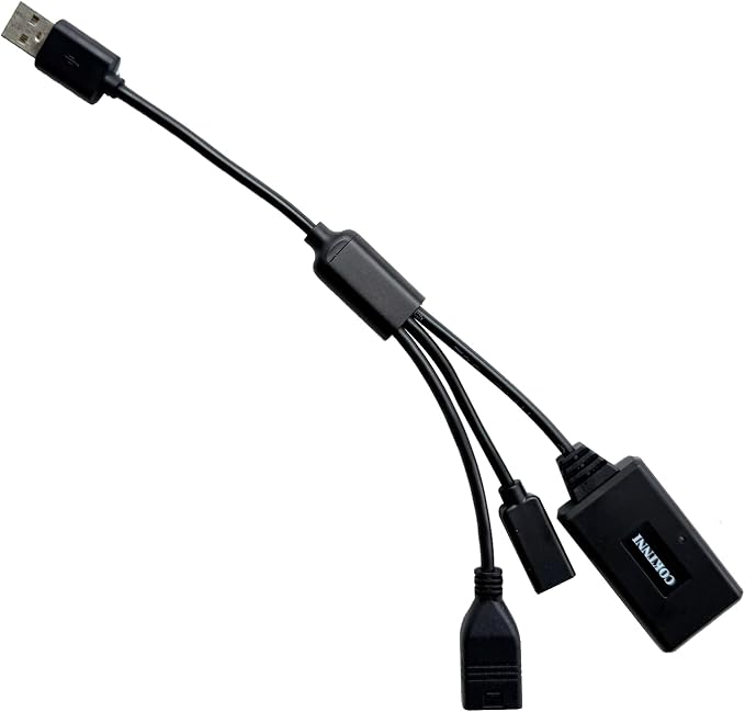 Motorcycle wired CarPlay adapter compatible with 2019-2023 Street Glide CVO, 2020-2023 Indian Road Master, and 2018-2023 Gold Wing GL1800/F6B automatic connection.Not compatible with iPhones after 15.