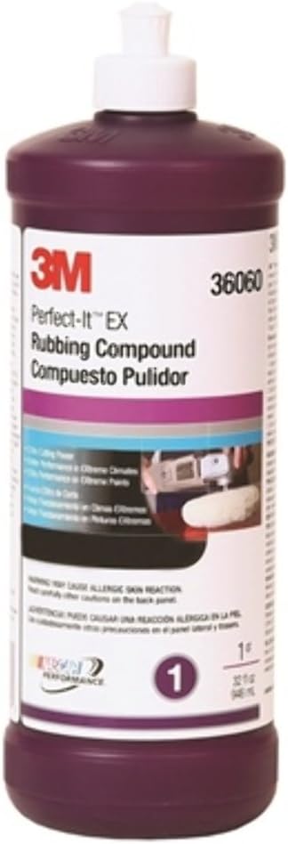3M 36060 Perfect-It 3000 Extra Cut Rubbing Compound - 1 Quart