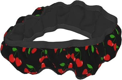 Red Hearts Cherry Steering Wheel Covers Non Slip Neoprene Steering Wheel Protector Universal 15 inch for Men Women Car Trucks