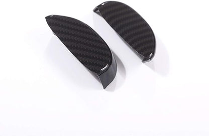 YIWANG Carbon Fiber Style ABS Car Safety Belt Decoration Frame Trim 2Pcs for Maserati Levante 2016 2017 2018 Auto Accessories