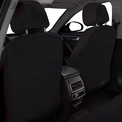 Flying Banner Car Seat Covers Front Seats Rear Bench Polyester car seat Protectors Easy installations Rear Bench Split Classic Man Lady Truck Soid Black