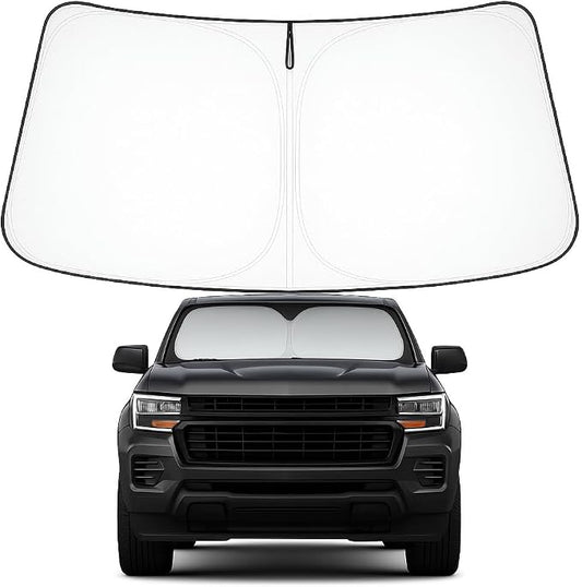 Proadsy Windshield Sun Shade Custom Fit Chevrolet Colorado Pickup Truck 2023 2024 2025 2026 4-Layer Foldable Front Sunshade Protector Sun Visor Blocks UV Rays Keep Car Cooler Accessories