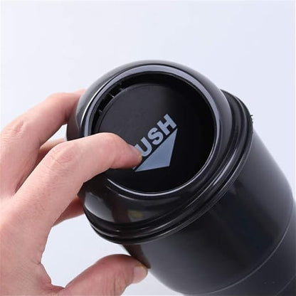 500ML Car Garbage Trash Can with Lid,Universal Mini Garbage Bin Leakproof Automotive Waste Storage Trash Container Cup Holder for Home Office Living Room Bedroom