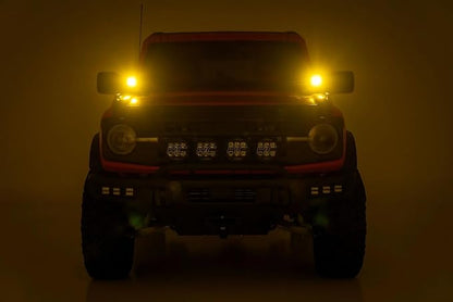 Rough Country 2 Inch Black Series LED Light Pods | Spot | Amber - 70903A