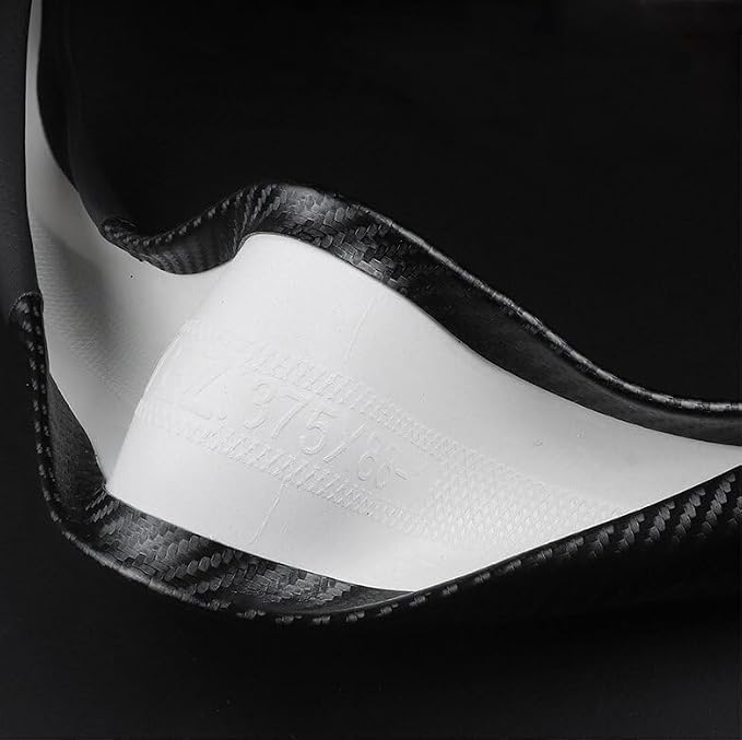 Carbon Fiber Leather car Steering Wheel Cover, Comfortable and Anti-Skid, Universal 15 inch (Black)