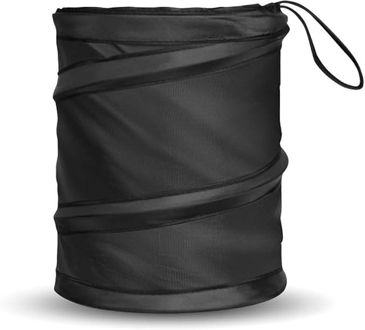 Car Trash Can, Mini Collapsible Portable Garbage Bin with Magic Sticker, Pop-up Water Proof Bag, Hanging Waste Basket Bin, Rubbish Bin Organizer, Suitable for Most Cars (1 PC)