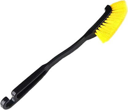 Car Tire Wash Brush - Long Handle Tire Cleaner Brush | Nylon Bristles Wheel Cleaning Brush | Car Detailing Brush Kit