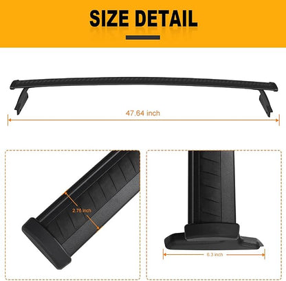 OCPTY Roof Rack Cross Bars for Chevrolet Traverse High Country 2018-2021 Luggage Racks Rooftop Cargo Carrier Bag Luggage Kayak Canoe Bike Snowboard Skiboard