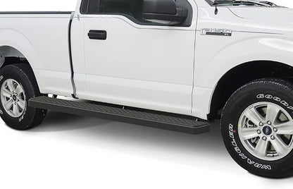 APS Wheel to Wheel Running Boards 6in Compatible with Ford F150 2015-2026 Regular Cab 6.5ft Bed & F-250 F-350 Super Duty 2017-2026 (Nerf Bars Side Steps Side Bars)