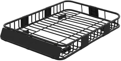 Universal Roof Rack Basket 64" x 39" x 6",Rooftop Cargo Carrier 300 Lb, Rust-Proof Roof Basket for SUVs, Trucks & Vehicles