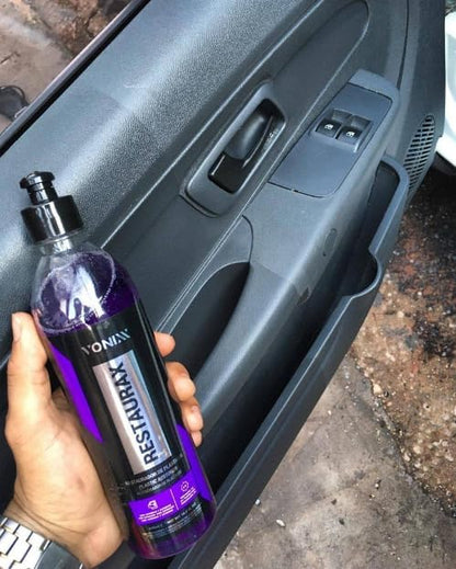 Vonixx Restaurax Plastic Restorer 50.7 fl oz (1.5L) - Restore Interior and Exterior Plastic, Bumpers, Trims, dashboards, Door Panels, Dressing protectant
