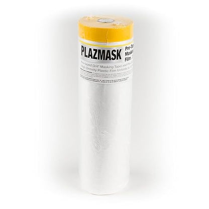 Pre-Taped Masking Film, 12-Feet X 65-Feet