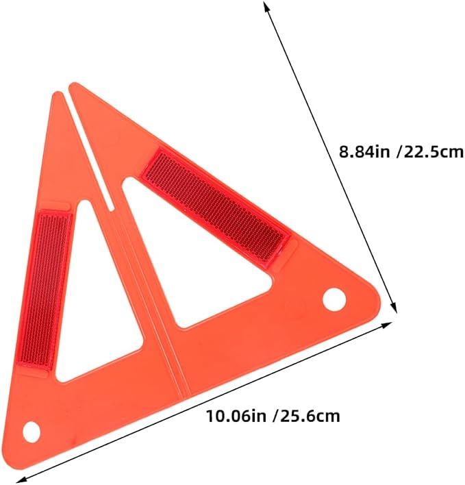 5pcs Emergency Car Safety Triangle Warning Rack Reflective Sign Versatile Safety for Roadside Use