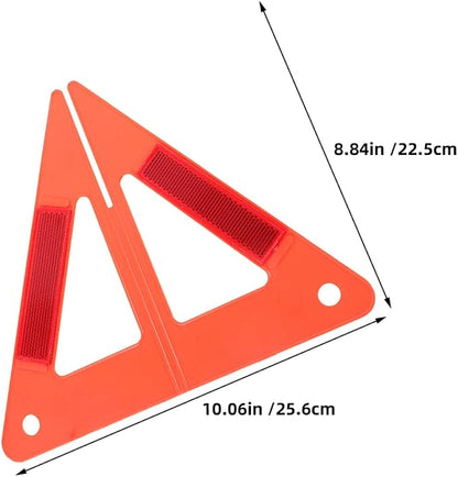 5pcs Emergency Car Safety Triangle Warning Rack Reflective Sign Versatile Safety for Roadside Use