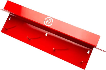 Adam's Polishes Brush Holder All Purpose Garage Shelf - Thick Gauge Steel Construction - Durable, All Metal System Safely Stores Your Detailing Brushes & Tools