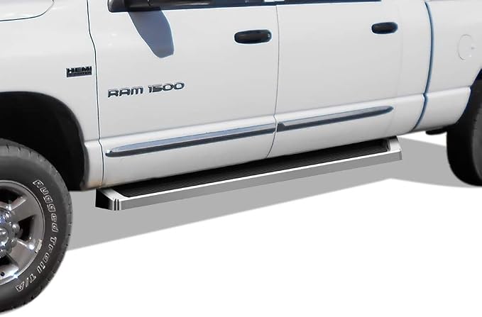APS Running Boards Style Compatible with Dodge Ram 1500 2006-2008 Mega Cab & Ram 2500 3500 2006-2009 (Nerf Bars Side Steps Side Bars)
